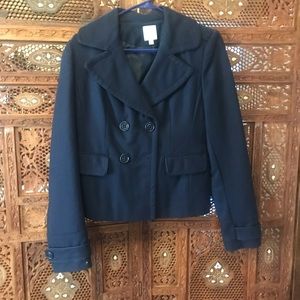 Short Navy Pea Coat